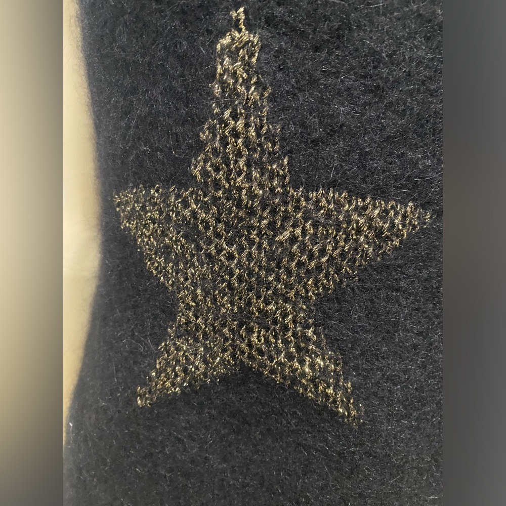 All Saint Star Jacquard tank/ black color/ Size small. - Picture 5 of 6